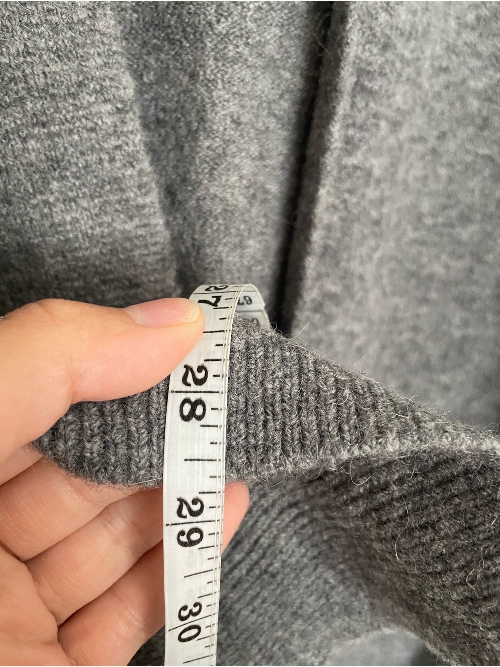 NWT Madewell Wool Blend Women’s size Small Open-Front Gray Cardigan Sweater - Picture 4 of 8